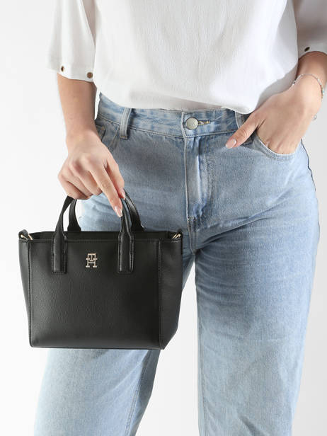 Handtas Th Soft Tommy hilfiger Zwart th soft AW16907 ander zicht 1